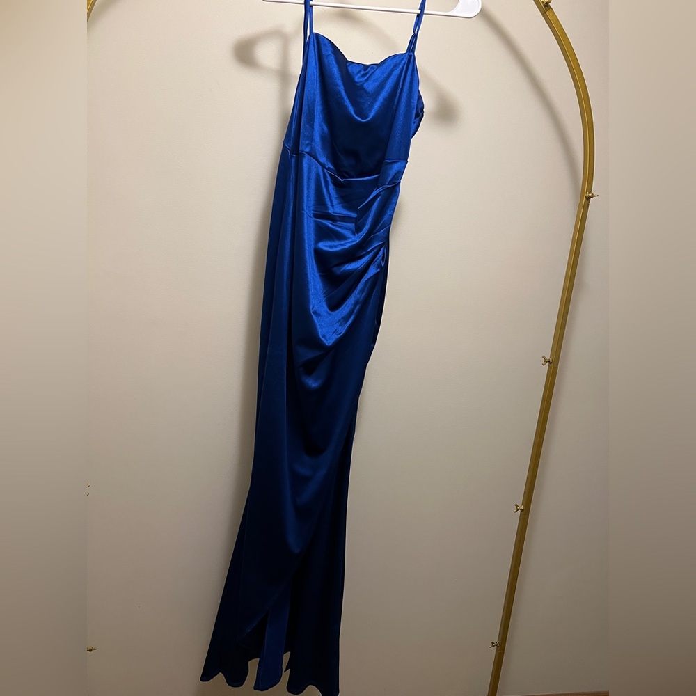 Macy's Elegant Royal Blue Gown